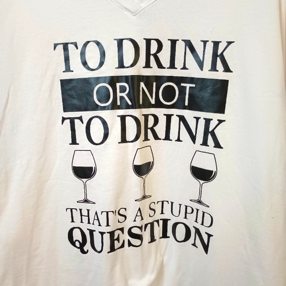 Time and True White Graphic Short Sleeve T-shirt Size XL/XG - Picture 2 of 4